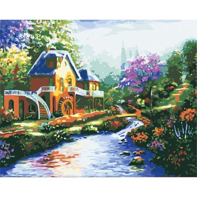 China Impressionist Outdoor Decorative Stones Paint Kit Paint By Numbers For Adults for sale