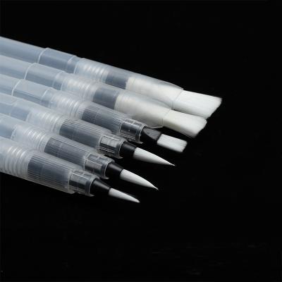 China Hot Selling Exquisite/tal/Portable Amazon Water 6pcs Transparent Reading Brush for Practice Painting Writing for sale