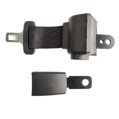 China Emark Universal 2 Point Adjustable Emergency Locking Lap Safety Belt For Car for sale