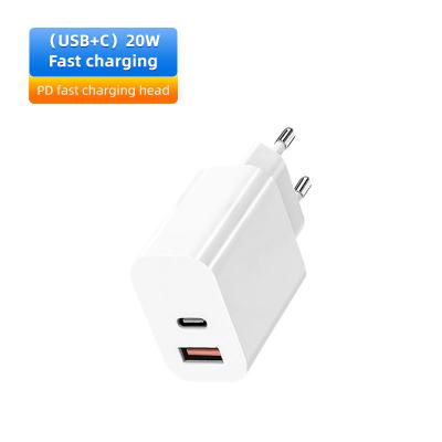 China Mobile Phone Factory Hot Sale Qc 3.0 Pd Fast Charger 20w Pd+qc Usb-c Power Adapter Quick Charge 3.0 Type C Usb Wall Charger for sale