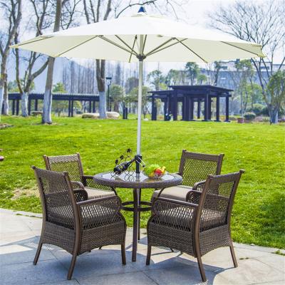 China One Wholesale Popular Youya Table And 4 / 6 Chairs Patio Set Outdoor Sets Black Restaurant Furniture For Cafe for sale