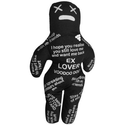 China Lover Voodoo STUFFED ex doll with 6 included funny black needles dolls with whimsical messages on body parts ideal for Boyfrie ex for sale