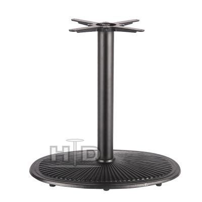 China Easy installation chrysanthemum design around large central iron table legs for sale