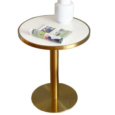 China Adjustable Round Scandinavian Luxury Italian White Marble Top (Height) Dining Tables For Sale for sale