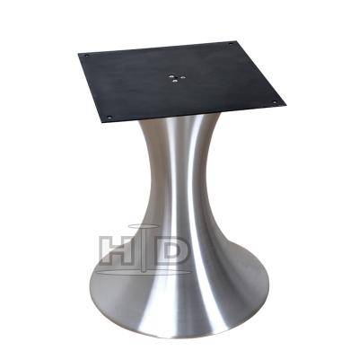 China Wholesale Easy Installation Dining Table White Leg Saarinen Aluminum Brass Bronze Rose Gold Tulip Base For Sale for sale