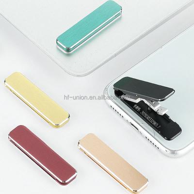 China For All Mini Kickstand Factory Price Mobile Phone Brand Mobile Phone Holder Aluminum Phone Handle Flexible Folding Support for sale