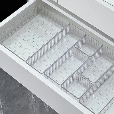 China Clear Plastic PET Drawer Organizer Set for Storing and Showcasing Beauty Accessories for sale