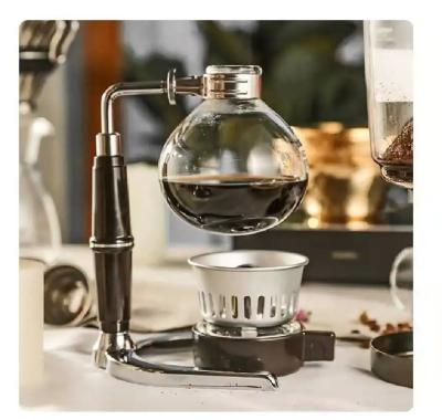 China Round Ceramic Style French Press Coffee Maker with 3 Cup Capacity and 4 Filters 600ml for sale