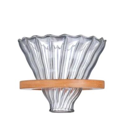 China Coffee Filter Baskets Vintage Style Ceramic Glass Coffee Maker for Drip Coffee for sale