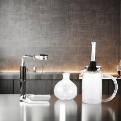 China None Design Style Metal Japanese Style Glass Vacuum Syphon Coffee Machine Tea Tools for sale