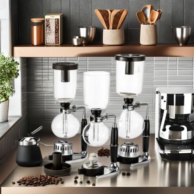 China Barista Coffee Percolator Heatproof Syphon Vacuum Glass Coffee Maker for Brewing Coffee for sale