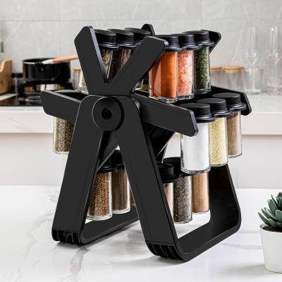 China Customized Logo Revolving Rack Organizer The Ultimate Solution for Kitchen Seasoning for sale