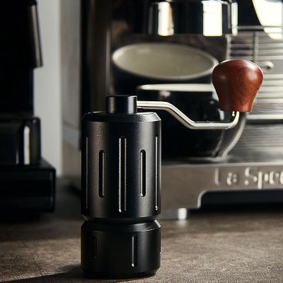 China STAINLESS STEEL Portable Coffee Grinder for Modern Style Metal Utensils and Wood Mill for sale