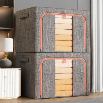 China Modern Home Organization Solution Large Rectangle Storage Box for 100% Cotton Fabric for sale