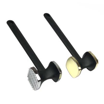 China Double-sided Zinc Alloy Die Cast Meat Tenderizer Meat Hammer for Steak TV Shopping for sale