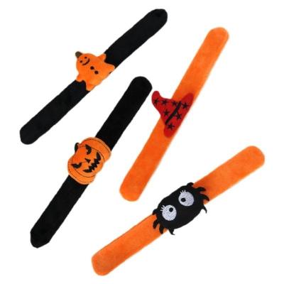 China Party Decorations and Christmas Tree Ornaments Spooky Cute Halloween Slap Bracelets for sale