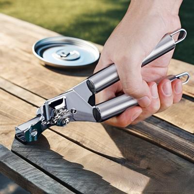 China Draagbare 3-in-1 metalen multifunctionele blikkenopener voor thuis Hotels Restaurants Te koop