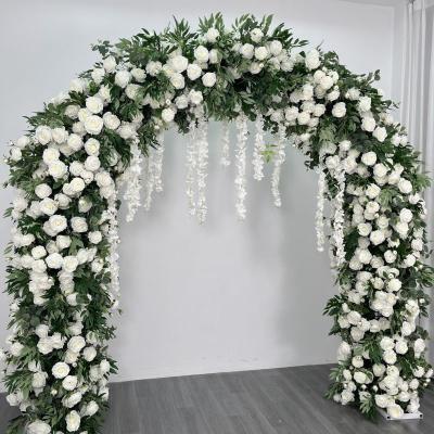 China Mother's Day Heart-Shaped Flower Arch Stand for Restaurant Bar Hotel Wedding Decoration for sale