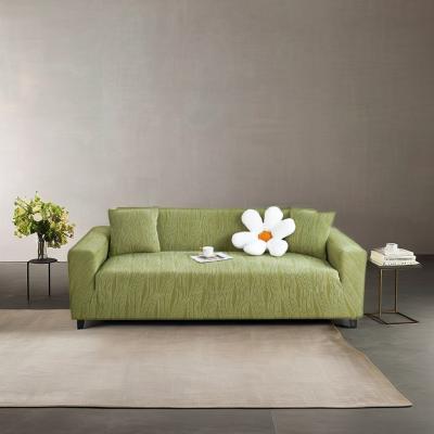 China Soft and Durable Polyester Spandex Sofa Cover for Modern Style Single-Seater Couch for sale