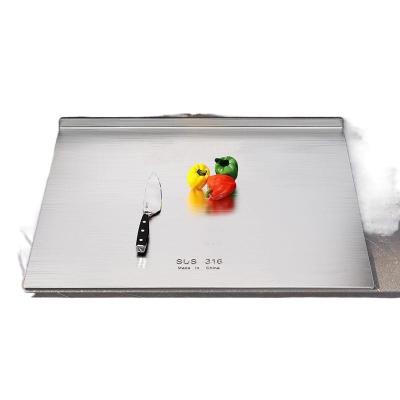 China Clear Acrylic Non-Slip Cutting Board Measurement Guide and Modern Design for Chopping Food Meat More for sale