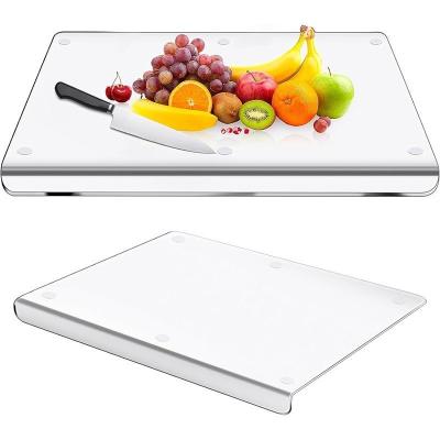 China Kitchenware Custom Logo Flexible Bamboo Food Chopping Block Cutting Board with Lip for sale