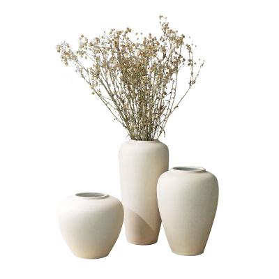 China Hedendaagse 3D-geprinte keramische tafelvase Nordic Luxury Design voor woningversiering Te koop