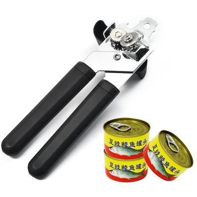 China Household Kitchen Gadget Plastic Handle Manual Can Opener with Powerful Function for sale