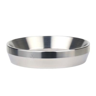 China 51/53/58mm Silver Dosing Ring Portable Eco-Friendly Funnel for Precision Coffee Dosing for sale