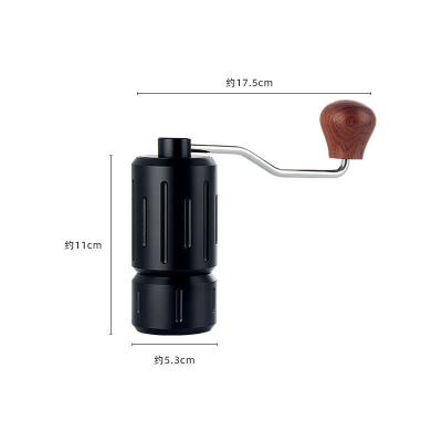 China Travel Manual Coffee Grinder with Adjustable Speed and 25g Capacity in Stainless Steel for sale