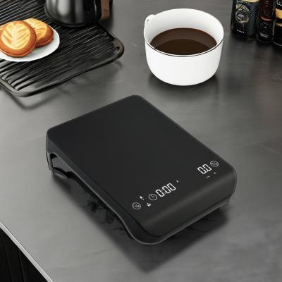 China Home Coffee Scale with Timer Function High Precision ABS Electronic Design 3kg Capacity for sale