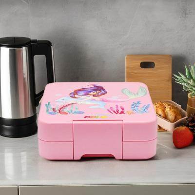 China Convenient 1-3L Capacity Dual-Tier Plastic Bento Box for All Ages Leakproof and Microwave Safe for sale