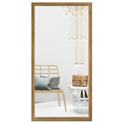 China Modern Design Glass Floor Mirror for Bedroom Full Body Wall Mounted in Clothing Store for sale