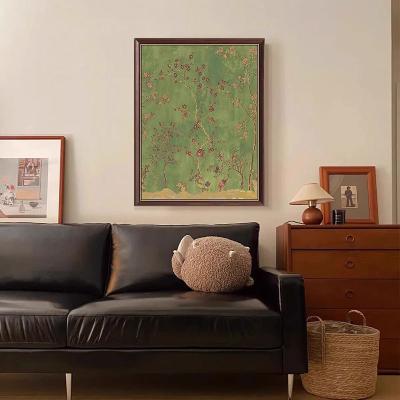 China Handpainted Abstract Oil Painting for Modern Hotel Room Decoration Featuring Flowers for sale