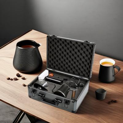 China Gift Box Included Ceramic Coffee Set Modern Hand Brewed Kit in Minimalist Design for sale