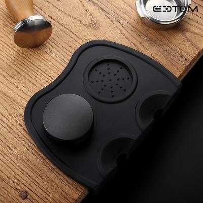 China Silicone Espresso Tamper Mat Classic Design Style for Coffee Tea Tools Coffee Grinders for sale