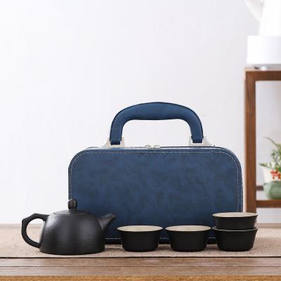 China Modern Style Outdoor Travel Tea Set with Customizable Logo and Sustainable Porcelain for sale