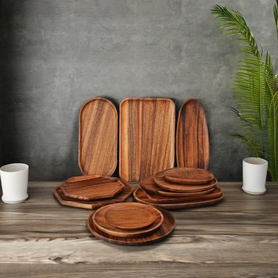 China Enhance Your Table Setting with Handcrafted Wooden Fruit Plates and Serving Trays for sale