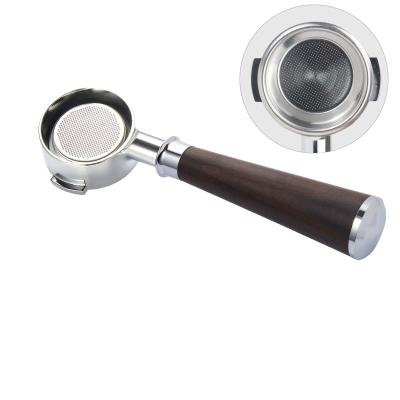 China None Flatware Type Portable Wooden Coffee Perfection with 58mm Stainless Steel Funnel for sale