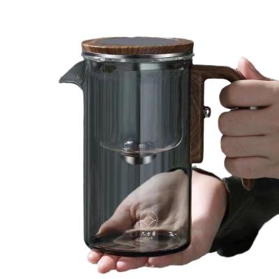 Cina Bottina da tè in vetro multifunzione da 800 ml per bollire il tè sul fornello a gas elettromagnetico in vendita