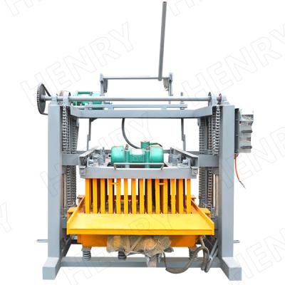 China Hotels Simple Structure Moulding Machine Qtj 4-35A Manual Hollow Block Machine for sale