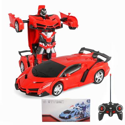 China New Slot Toy Hot Selling Remote Control Toys Electric rc sports car deformation robot for children CPC/CE for sale