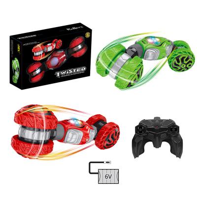 China Newest CE/CPC plastic unique super cool lightweight monster double sided remote control rc stunt car for kids for sale