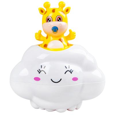 China Water Tool Bath Toy Cloud Spray Deer Adore Rain Baby Bathroom Water Playing Toy for sale