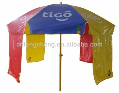 China Beach Umbrella Advertising Beach Umbrella PVC Beach Umbrella Promotional Vinyl Beach Umbrella for sale