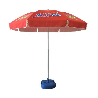 China Indomie 48inches Parasol Modern Outdoor Adversting Beach Umbrella for sale