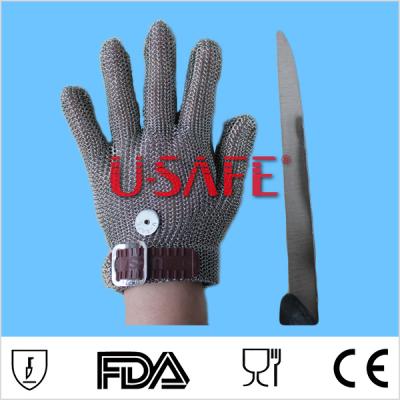 China Anti-Cut Stainless Steel Chainmail Cut Proof Glove for sale