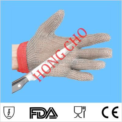 China CE Hongcho Brand Stainless Steel Metal Mesh Welding Glove for sale