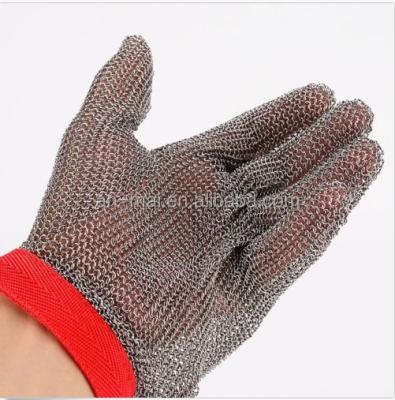 China CE 304 High Quality Stainless Steel Mesh Gloves For Protection Against Band Saw Blade for sale