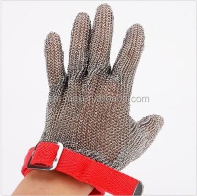 China Stainless Steel Direct Chainmail CE Factory Supply Butcher Glove Steel Meat Processing for sale