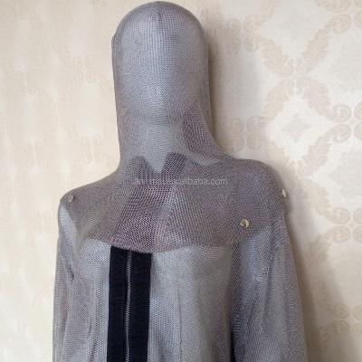 China Anti-smash Chainmail Stainless Steel Mesh Hood for sale